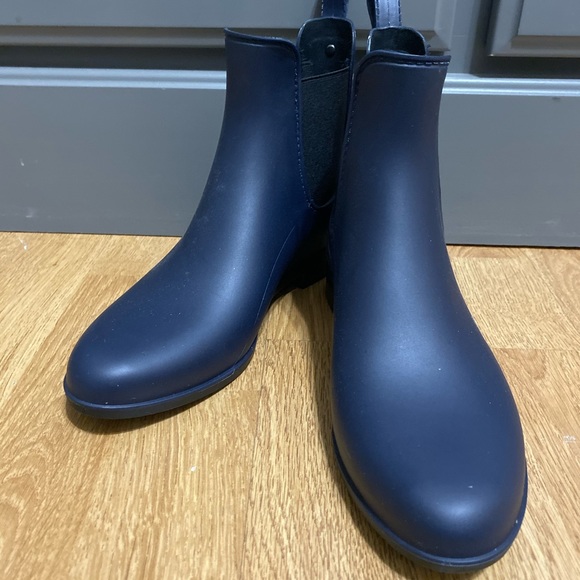 Sam Edelman Navy Blue Rain Boot - Picture 3 of 7